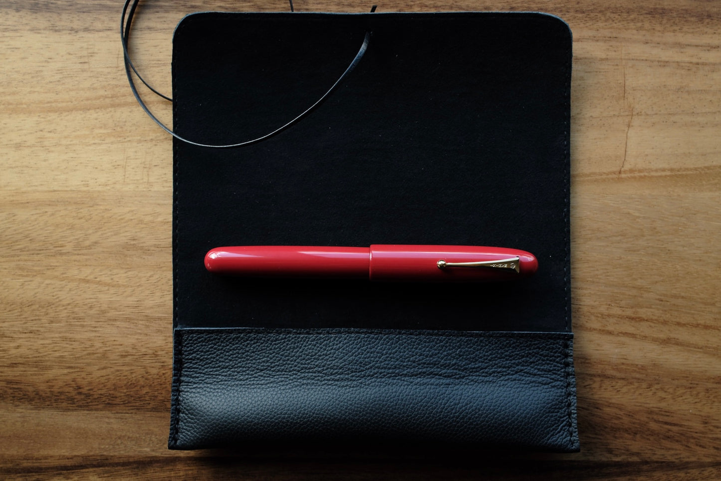 Fountain Pen Handmade Leather Roll Case