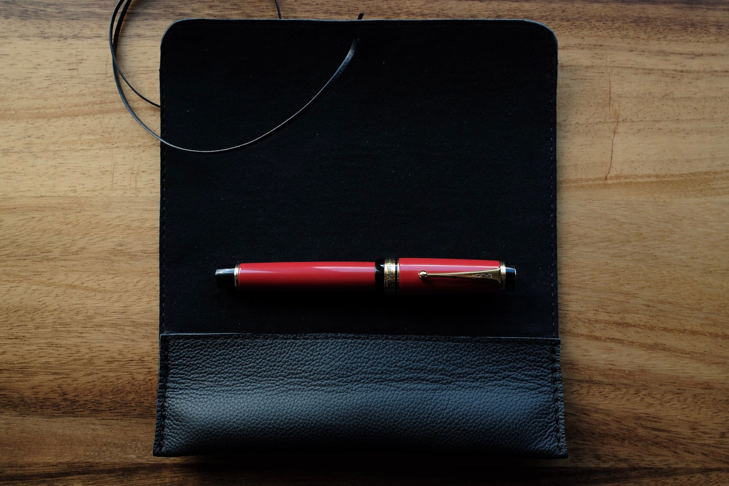 Fountain Pen Handmade Leather Roll Case