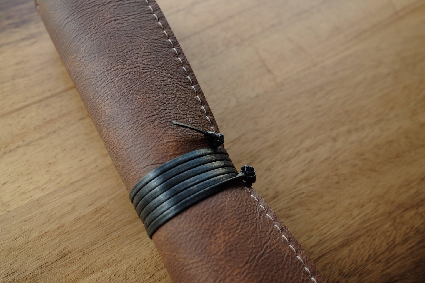 Fountain Pen Handmade Leather Roll Case