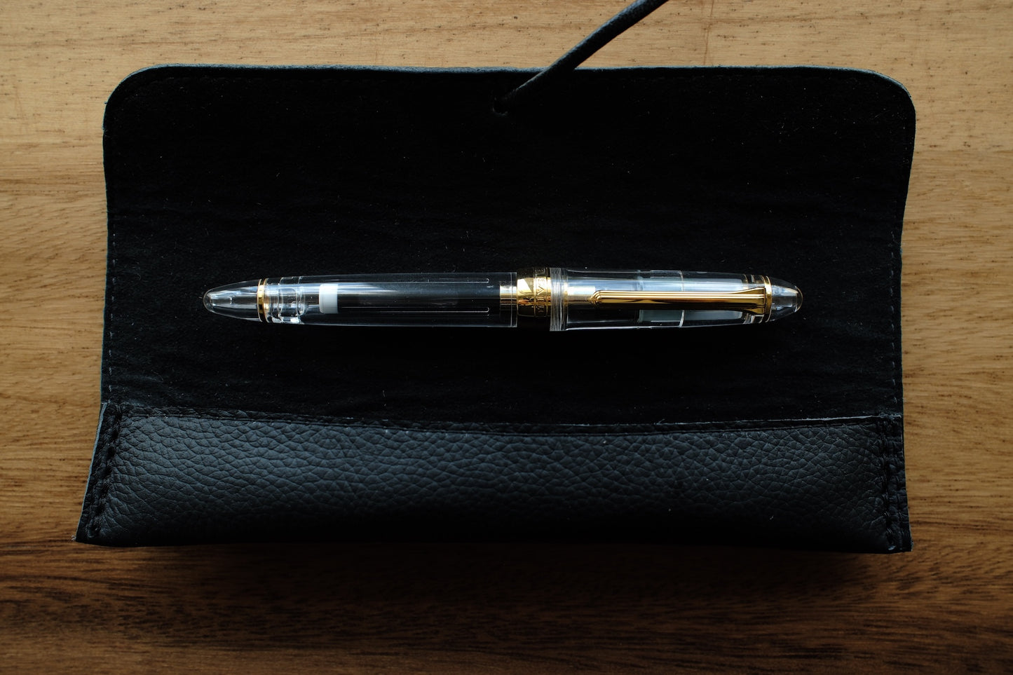 Fountain Pen Handmade Leather Roll Case