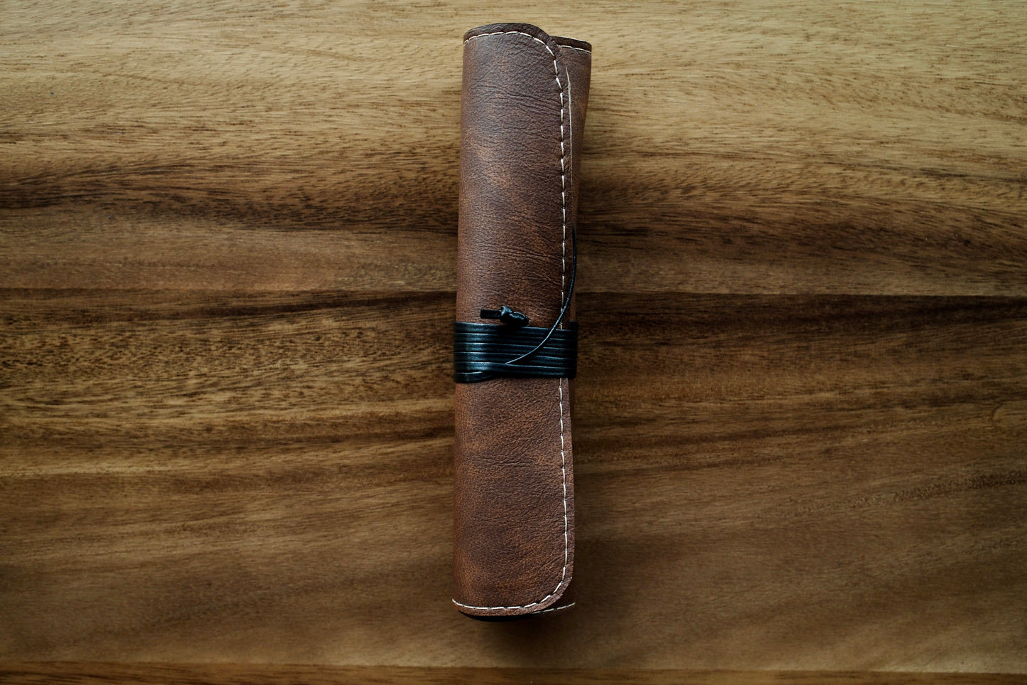 Fountain Pen Handmade Leather Roll Case