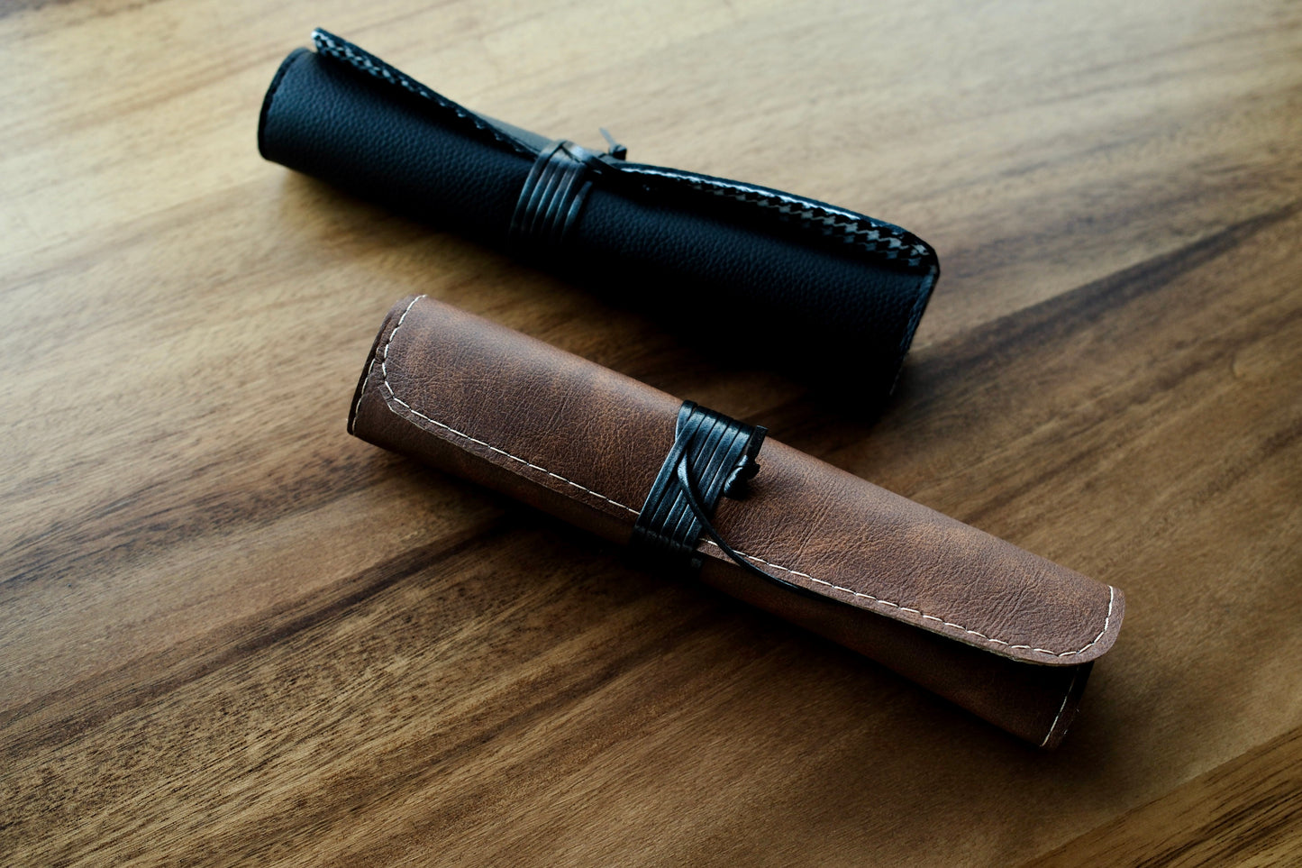 Fountain Pen Handmade Leather Roll Case