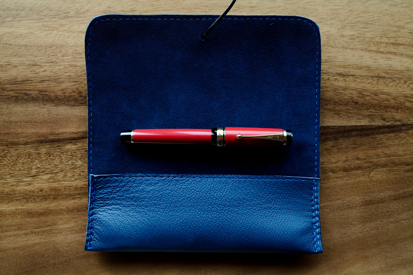 Fountain Pen Handmade Leather Roll Case
