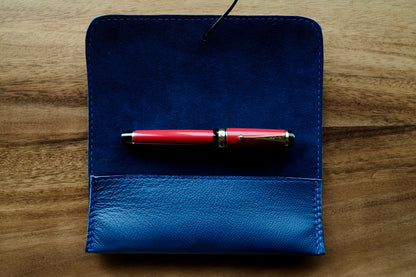 Fountain Pen Handmade Leather Roll Case